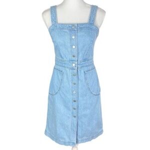 Topshop Light Denim Dress